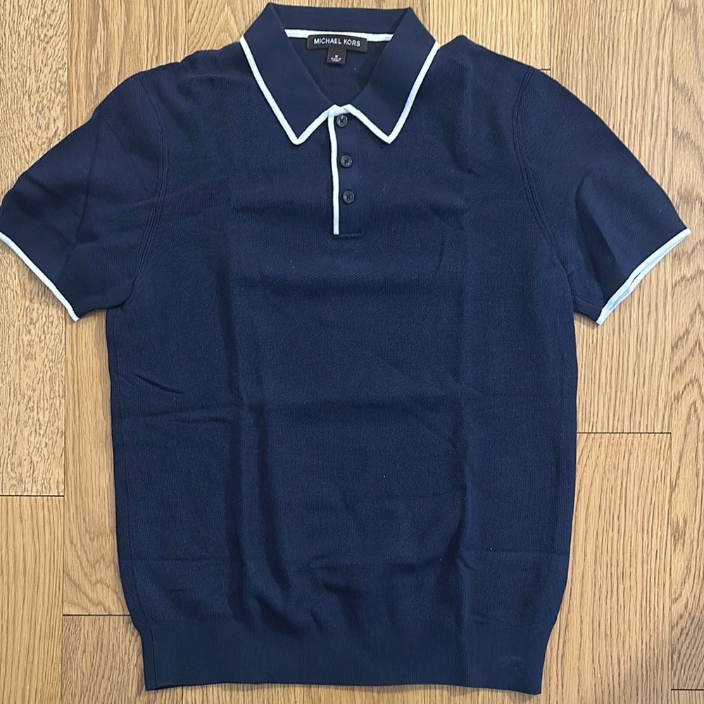 Michael Kors Men's Navy Polo Shirt
